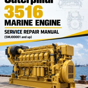 Caterpillar CAT 3516 Marine Engine Service Repair Manual (5MJ00001 and up)