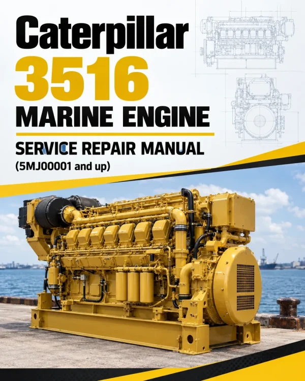 Caterpillar CAT 3516 Marine Engine Service Repair Manual (5MJ00001 and up) Caterpillar CAT 3516 Marine Engine Service Repair Manual (5MJ00001 and up)