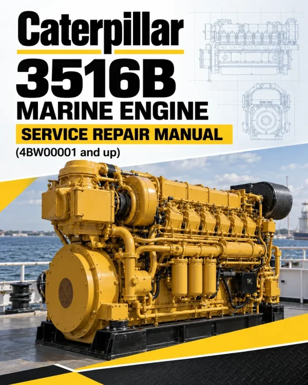 Caterpillar CAT 3516B Marine Engine Service Repair Manual (4BW00001 and up) Caterpillar CAT 3516B Marine Engine Service Repair Manual (4BW00001 and up)