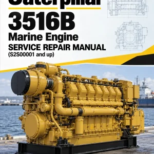 Caterpillar CAT 3516B Marine Engine Service Repair Manual (S2S00001 and up)
