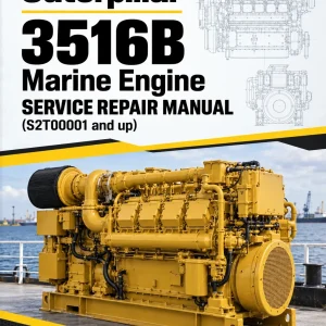 Caterpillar CAT 3516B Marine Engine Service Repair Manual (S2T00001 and up)