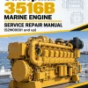 Caterpillar CAT 3516B Marine Engine Service Repair Manual (S2W00001 and up) Caterpillar CAT 3516B Marine Engine Service Repair Manual (S2W00001 and up)
