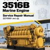 Caterpillar CAT 3516B Marine Engine Service Repair Manual (S2Y00001 and up)