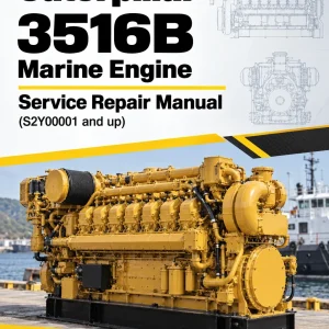 Caterpillar CAT 3516B Marine Engine Service Repair Manual (S2Y00001 and up)