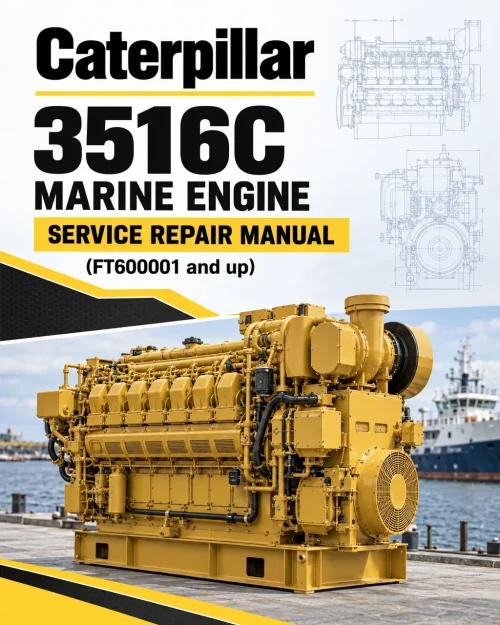 Caterpillar CAT 3516C Marine Engine Service Repair Manual (FT600001 and up) Caterpillar CAT 3516C Marine Engine Service Repair Manual (FT600001 and up)