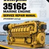 Caterpillar CAT 3516C Marine Engine Service Repair Manual (PXH00001 and up)
