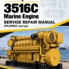 Caterpillar CAT 3516C Marine Engine Service Repair Manual (PXJ00001 and up)