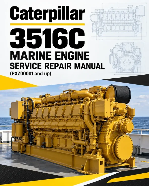 Caterpillar CAT 3516C Marine Engine Service Repair Manual (PXZ00001 and up) Caterpillar CAT 3516C Marine Engine Service Repair Manual (PXZ00001 and up)