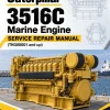 Caterpillar CAT 3516C Marine Engine Service Repair Manual (TKG00001 and up)
