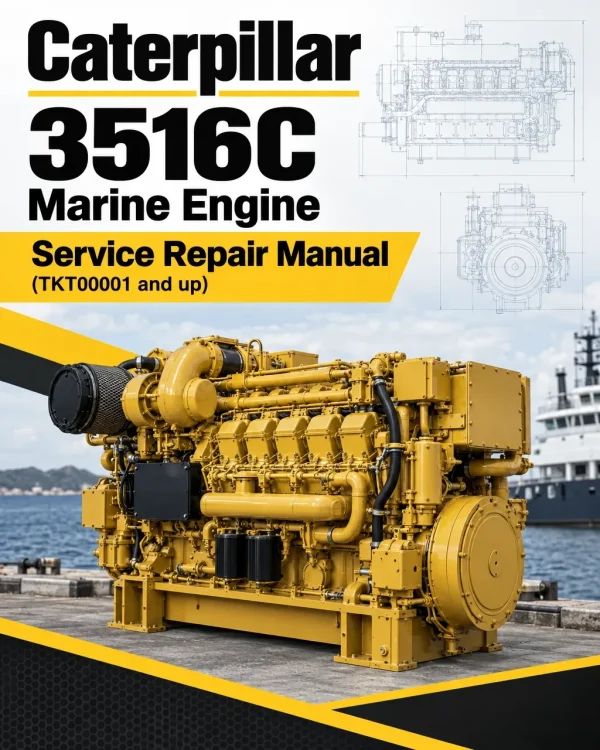 Caterpillar CAT 3516C Marine Engine Service Repair Manual (TKT00001 and up) Caterpillar CAT 3516C Marine Engine Service Repair Manual (TKT00001 and up)