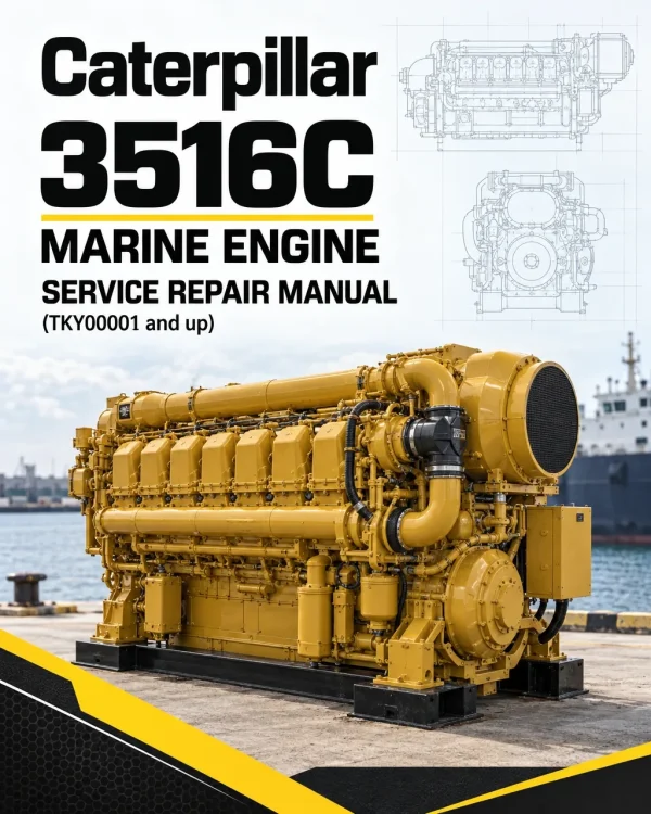 Caterpillar CAT 3516C Marine Engine Service Repair Manual (TKY00001 and up) Caterpillar CAT 3516C Marine Engine Service Repair Manual (TKY00001 and up)