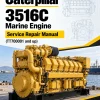 Caterpillar CAT 3516C Marine Engine Service Repair Manual (TT700001 and up)