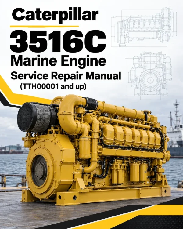 Caterpillar CAT 3516C Marine Engine Service Repair Manual (TTH00001 and up) Caterpillar CAT 3516C Marine Engine Service Repair Manual (TTH00001 and up)