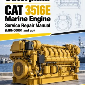 Caterpillar CAT 3516E Marine Engine Service Repair Manual (MRN00001 and up)