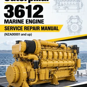 Caterpillar CAT 3612 Marine Engine Service Repair Manual (NZA00001 and up)