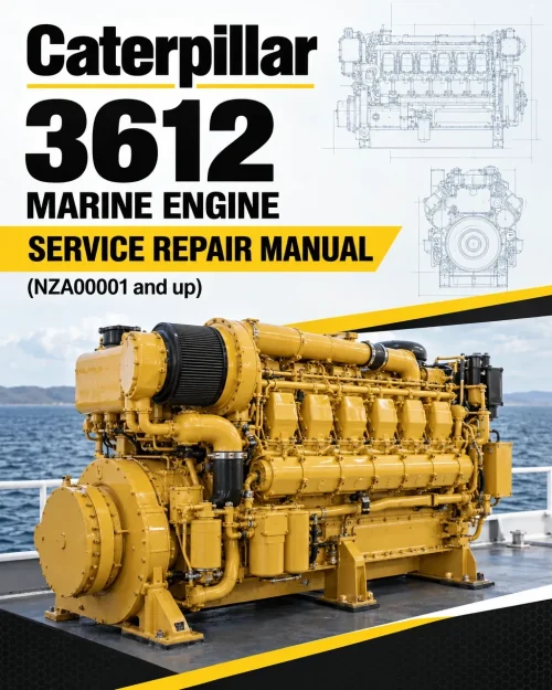 Caterpillar CAT 3612 Marine Engine Service Repair Manual (NZA00001 and up) Caterpillar CAT 3612 Marine Engine Service Repair Manual (NZA00001 and up)