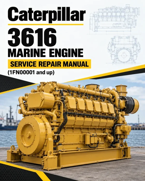 Caterpillar CAT 3616 Marine Engine Service Repair Manual (1FN00001 and up) Caterpillar CAT 3616 Marine Engine Service Repair Manual (1FN00001 and up)