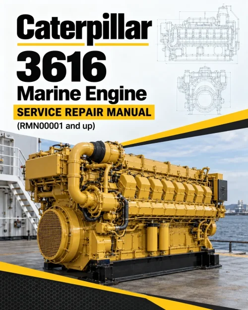 Caterpillar CAT 3616 Marine Engine Service Repair Manual (RMN00001 and up) Caterpillar CAT 3616 Marine Engine Service Repair Manual (RMN00001 and up)