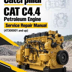 Caterpillar CAT C4.4 Petroleum Engine Service Repair Manual (4T300001 and up)