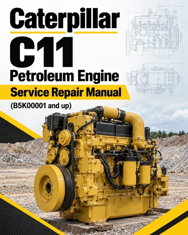 Caterpillar CAT C11 Petroleum Engine Service Repair Manual (B5K00001 and up)