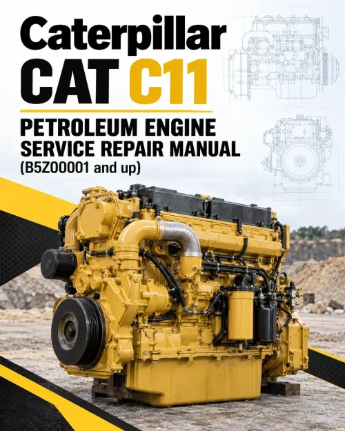 Caterpillar CAT C11 Petroleum Engine Service Repair Manual (B5Z00001 and up)