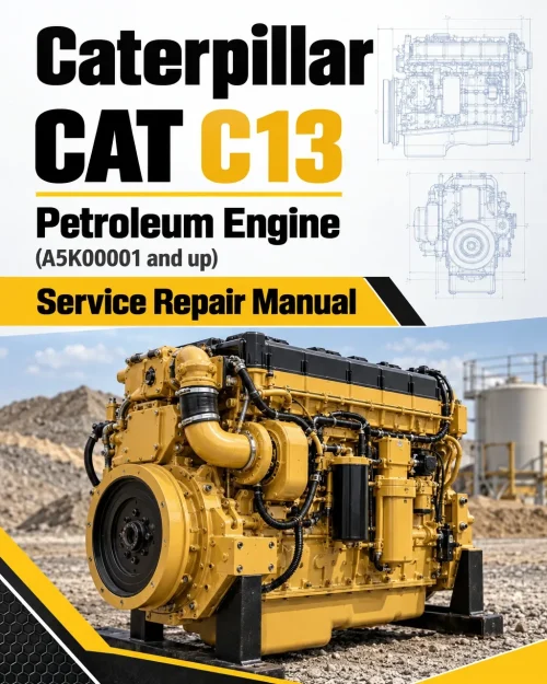 Caterpillar CAT C13 Petroleum Engine Service Repair Manual (A5K00001 and up)