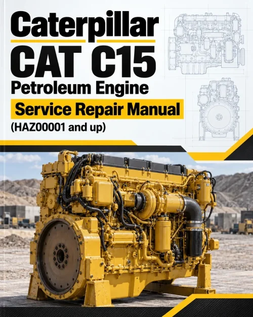 Caterpillar CAT C15 Petroleum Engine Service Repair Manual (HAZ00001 and up)