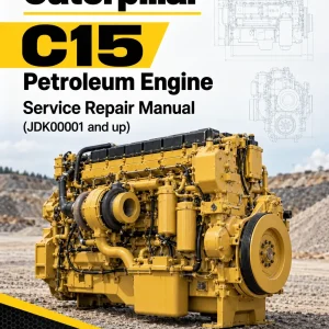 Caterpillar CAT C15 Petroleum Engine Service Repair Manual (JDK00001 and up)