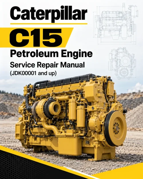 Caterpillar CAT C15 Petroleum Engine Service Repair Manual (JDK00001 and up)
