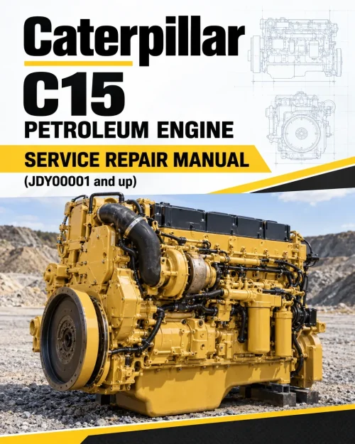 Caterpillar CAT C15 Petroleum Engine Service Repair Manual (JDY00001 and up)