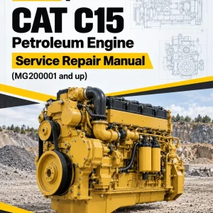 Caterpillar CAT C15 Petroleum Engine Service Repair Manual (MG200001 and up)