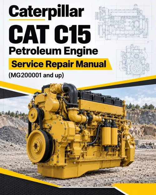 Caterpillar CAT C15 Petroleum Engine Service Repair Manual (MG200001 and up)