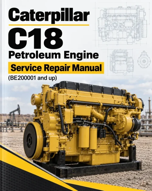 Caterpillar CAT C18 Petroleum Engine Service Repair Manual (BE200001 and up)