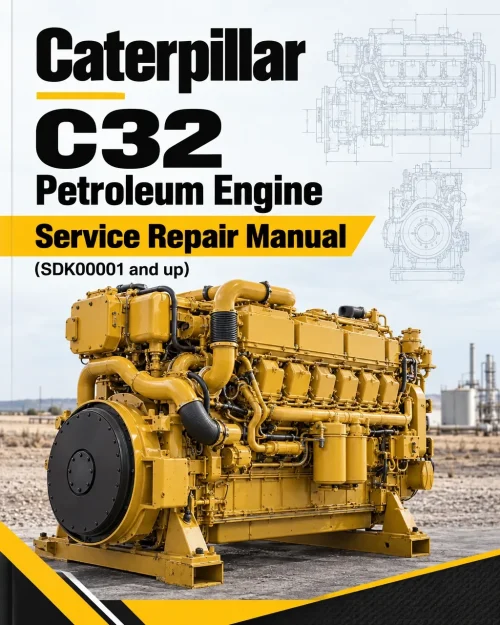 Caterpillar CAT C32 Petroleum Engine Service Repair Manual (SDK00001 and up)