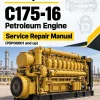 Caterpillar CAT C175-16 Petroleum Engine Service Repair Manual (P5P00001 and up) Caterpillar CAT C175-16 Petroleum Engine Service Repair Manual (P5P00001 and up)