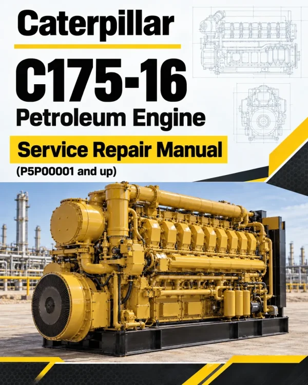 Caterpillar CAT C175-16 Petroleum Engine Service Repair Manual (P5P00001 and up) Caterpillar CAT C175-16 Petroleum Engine Service Repair Manual (P5P00001 and up)