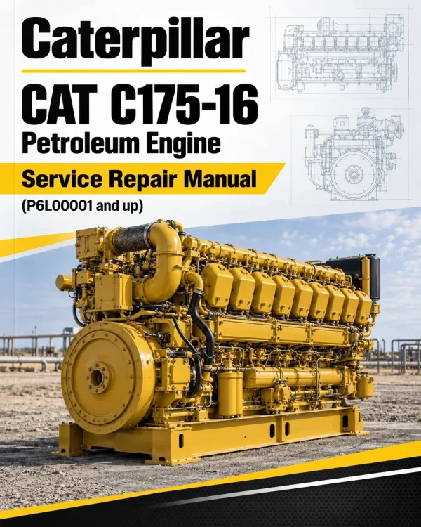 Caterpillar CAT C175-16 Petroleum Engine Service Repair Manual (P6L00001 and up) Caterpillar CAT C175-16 Petroleum Engine Service Repair Manual (P6L00001 and up)