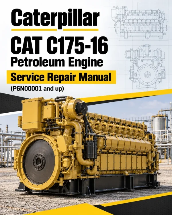 Caterpillar CAT C175-16 Petroleum Engine Service Repair Manual (P6N00001 and up)