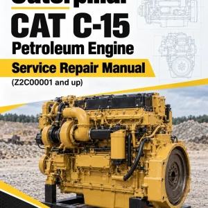 Caterpillar CAT C-15 Petroleum Engine Service Repair Manual (Z2C00001 and up)