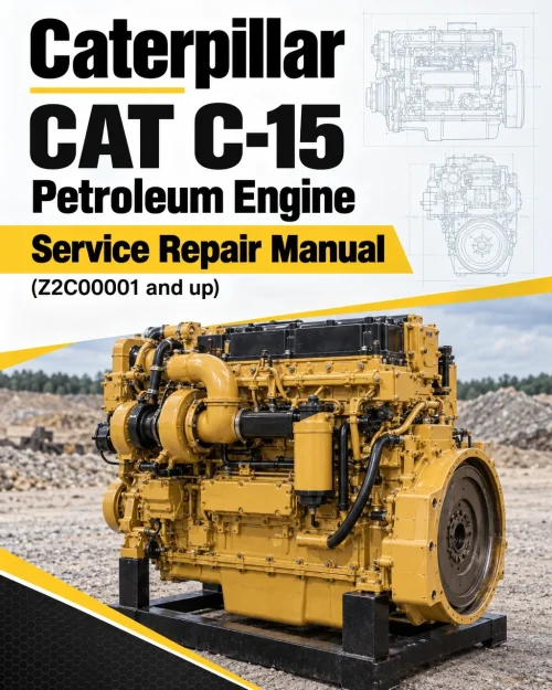 Caterpillar CAT C-15 Petroleum Engine Service Repair Manual (Z2C00001 and up) Caterpillar CAT C-15 Petroleum Engine Service Repair Manual (Z2C00001 and up)