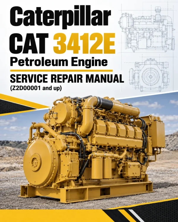 Caterpillar CAT 3412E Petroleum Engine Service Repair Manual (Z2D00001 and up) Caterpillar CAT 3412E Petroleum Engine Service Repair Manual (Z2D00001 and up)