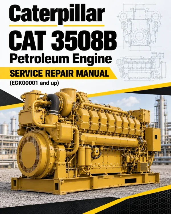 Caterpillar CAT 3508B Petroleum Engine Service Repair Manual (EGK00001 and up)