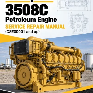Caterpillar CAT 3508C Petroleum Engine Service Repair Manual (C8E00001 and up)