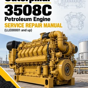 Caterpillar CAT 3508C Petroleum Engine Service Repair Manual (LLE00001 and up)
