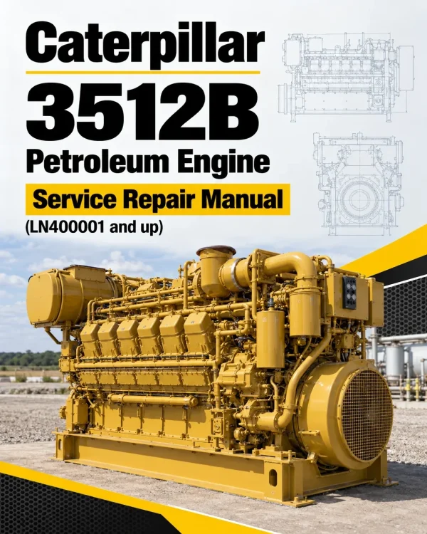 Caterpillar CAT 3512B Petroleum Engine Service Repair Manual (LN400001 and up)