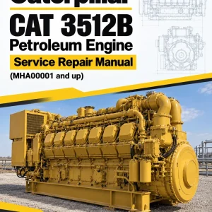 Caterpillar CAT 3512B Petroleum Engine Service Repair Manual (MHA00001 and up)