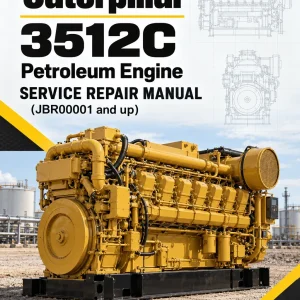 Caterpillar CAT 3512C Petroleum Engine Service Repair Manual (JBR00001 and up)