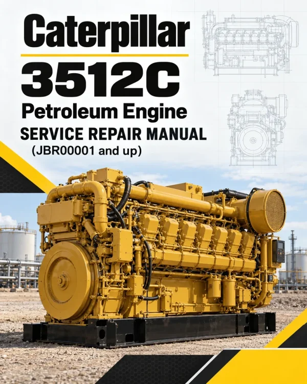 Caterpillar CAT 3512C Petroleum Engine Service Repair Manual (JBR00001 and up) Caterpillar CAT 3512C Petroleum Engine Service Repair Manual (JBR00001 and up)