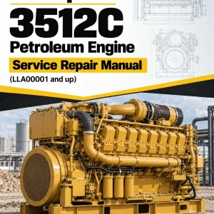 Caterpillar CAT 3512C Petroleum Engine Service Repair Manual (LLA00001 and up)