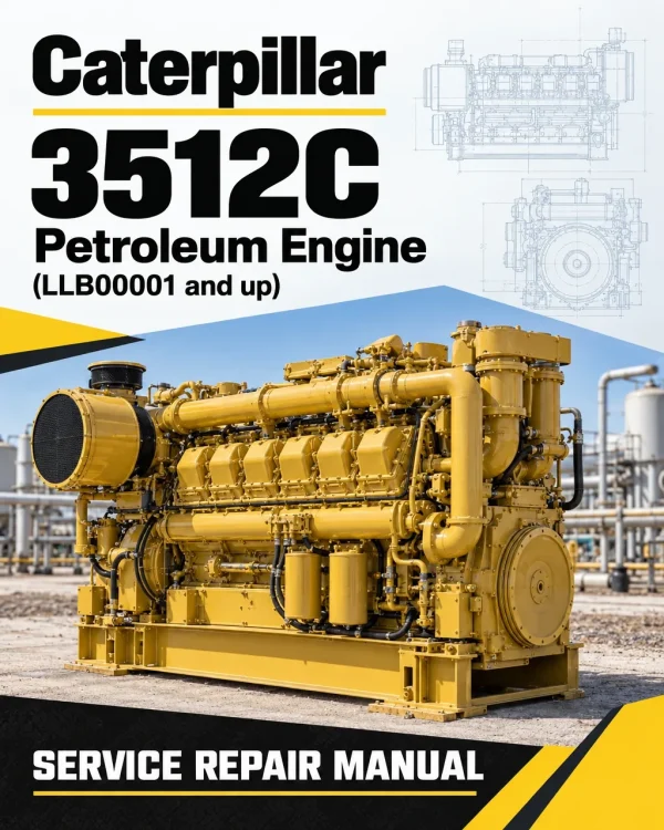 Caterpillar CAT 3512C Petroleum Engine Service Repair Manual (LLB00001 and up)